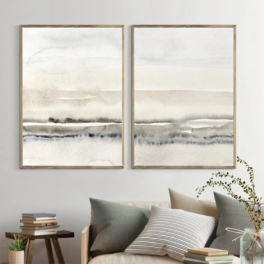 Whispers Abstract Watercolor Wall Art