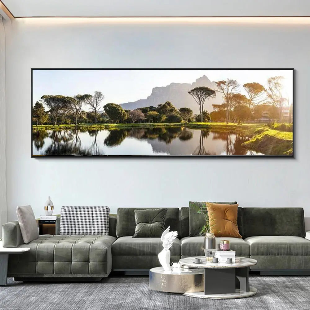 Waterhole Landscape XL Wall Art